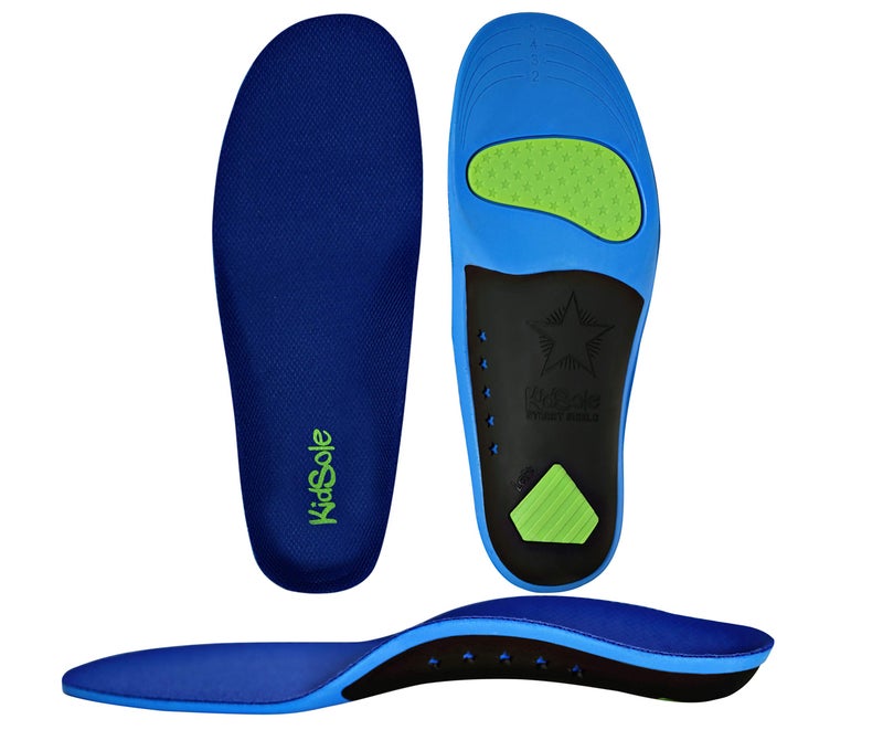 KidSole نعل داخلي من إسفنج الذاكرة للأطفال لدعم قوس النجوم من أجل وسادة مريحة ودعم القوس من KidSole ((20 سم) مقاس طفل صغير 11-1) - Image 2